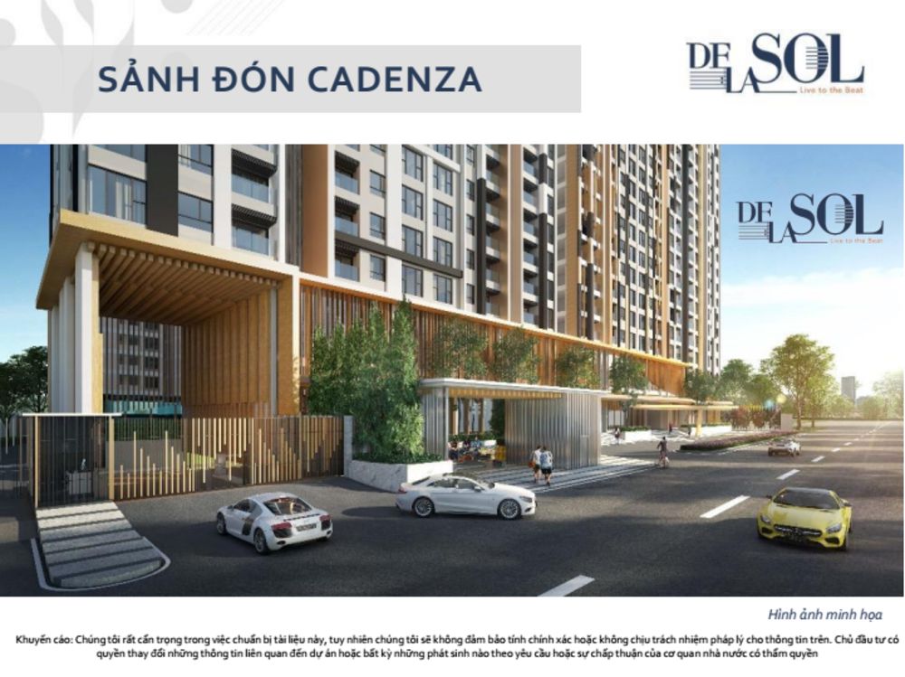 sảnh trước chung cư delasol